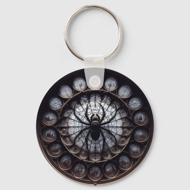 Gothic Spider Keychain Nyckelring (Framsida)