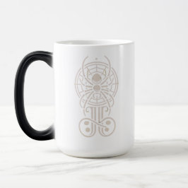 Gothic Spider Monogram Magisk Mugg