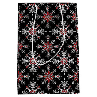 Gothic Spooky Christmas snowflakes