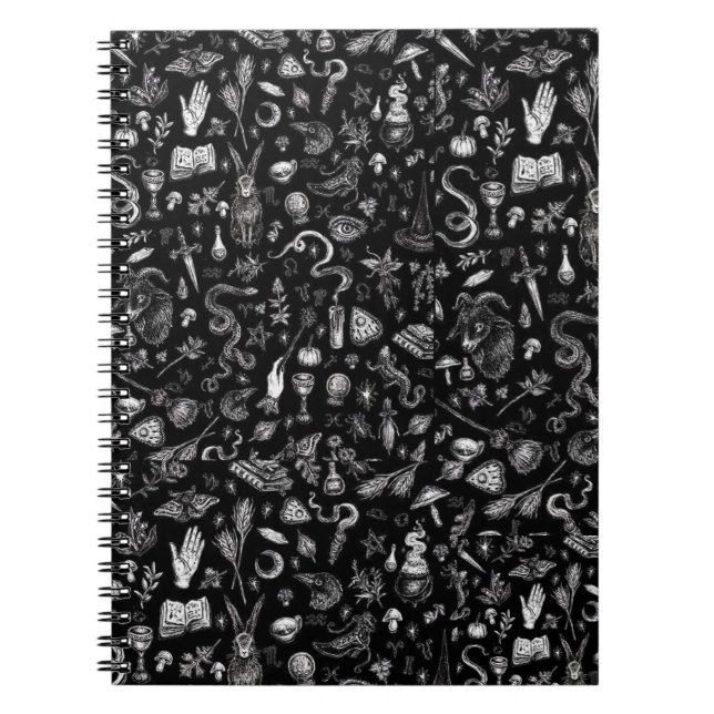 Gothic Sprial bärbar dator Anteckningsbok (Framsidan)