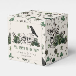 Gothic St. Patricks Day Blommigt Skull Irish Bröll Presentaskar