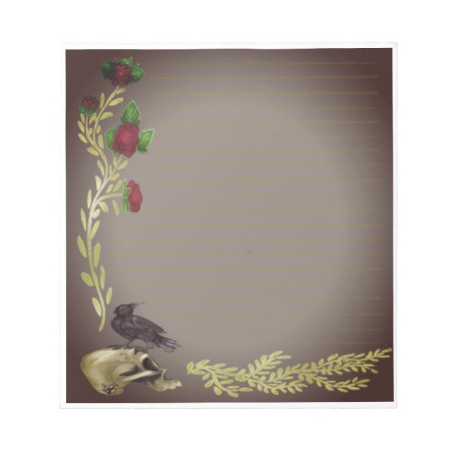 Gothic Stationary Anteckningsblock (Framsida)