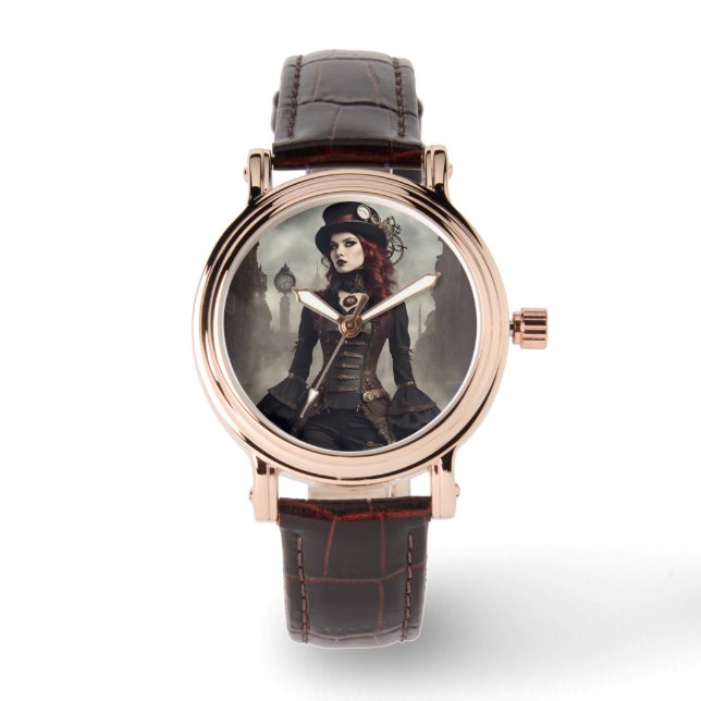 Gothic Steampunk Armbandsur (Framsida)