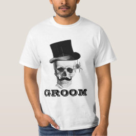 Gothic steampunk groom tee shirt