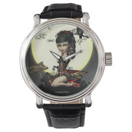Gothic Steampunk Lolita Girl Wrist Watch Armbandsur