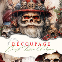 Gothic Steampunk Santa Döskallars jul Gothmas