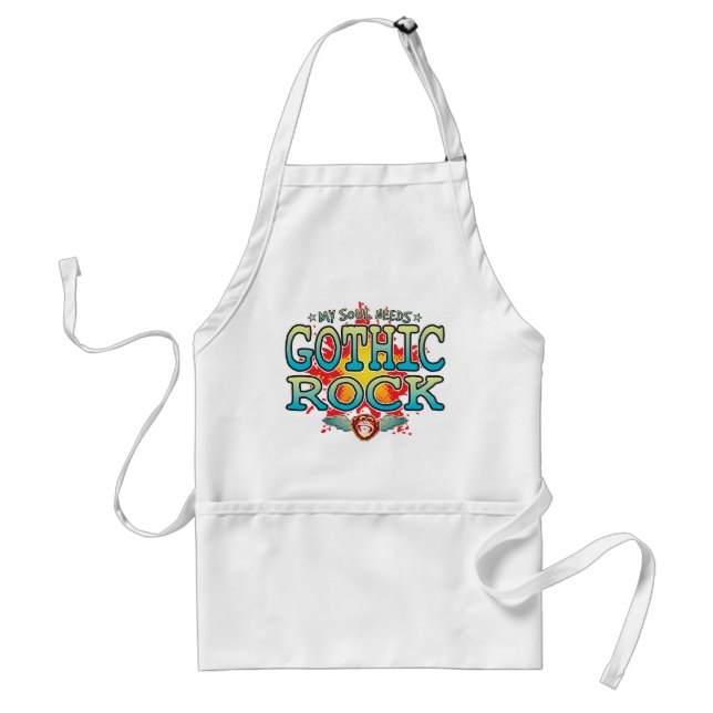 Gothic Sten Soul Apron Förkläde (Framsidan)