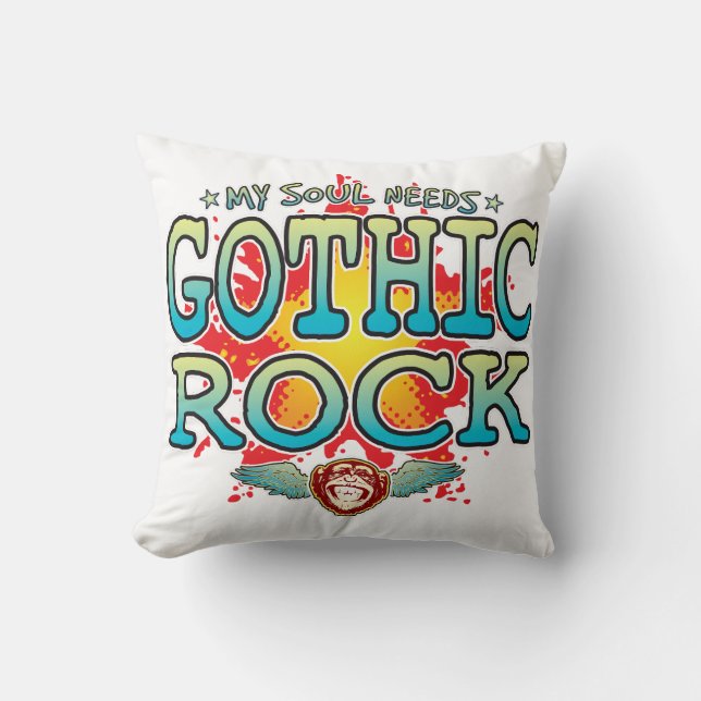 Gothic Sten Soul Cushion Kudde (Framsida)