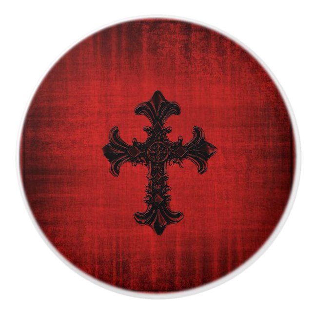 Gothic Stil Dörr- eller låshållare Knopp (Framsidan)