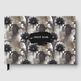 Gothic Stil Mörk Bröllop Gästböcker