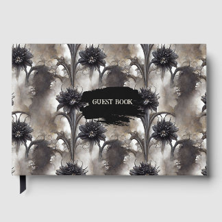 Gothic Stil Mörk Bröllop Gästböcker