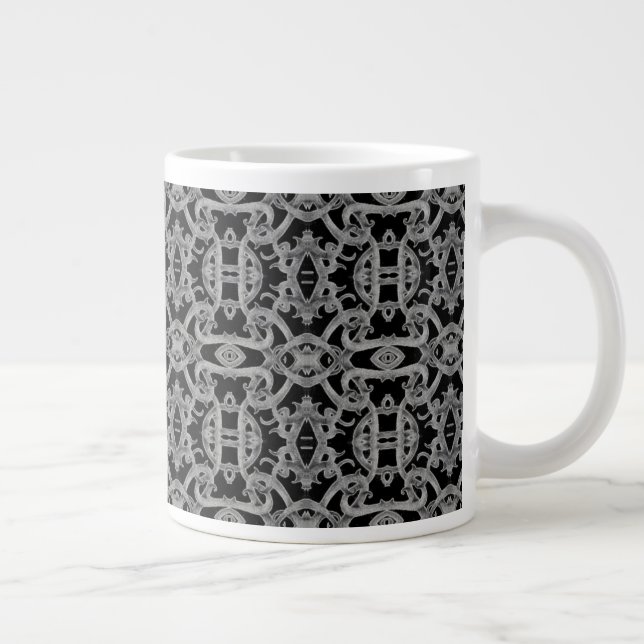 GOTHIC Stor Vit Mugg Jumbo Mugg (Höger)