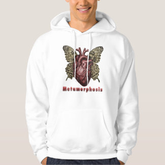 Gothic Surreal Metamorfos - Heart and Butterfly Hoodie