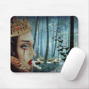 Gothic Surreal Unique Collage Ledsen Queen of Hear Musmatta