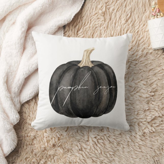 Gothic Svart Pumpa Säsong Halloween Dekoration  Kudde (Filt)