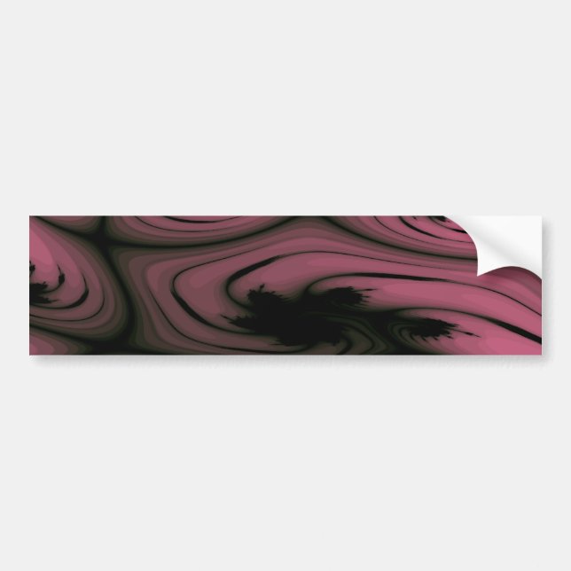 Gothic Swirls Bumper Sticker Bildekal (Framsidan)