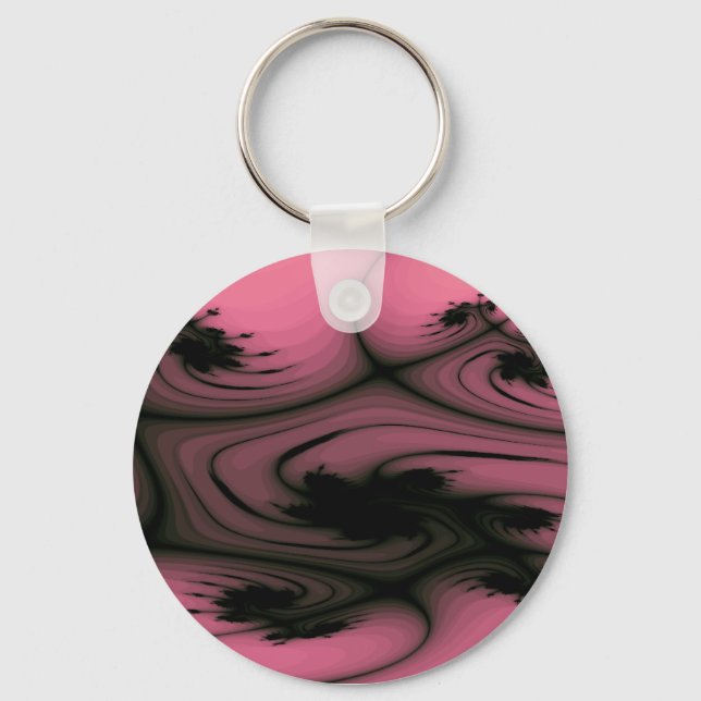 Gothic Swirls Keychain Nyckelring (Framsida)