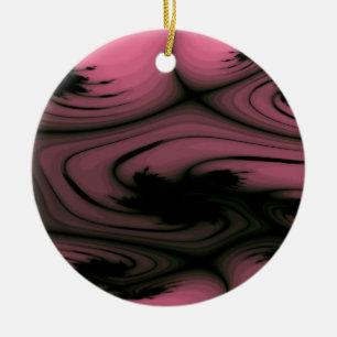 Gothic Swirls Medallion Julgransprydnad Keramik