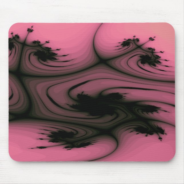 Gothic Swirls Mousepad Musmatta (Framsidan)