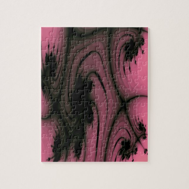 Gothic Swirls Swirls svårt pussel (Vertikal)