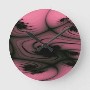 Gothic Swirls Wall Clock Rund Klocka