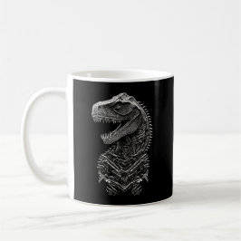 Gothic T-Rex Dinosaur Kaffemugg