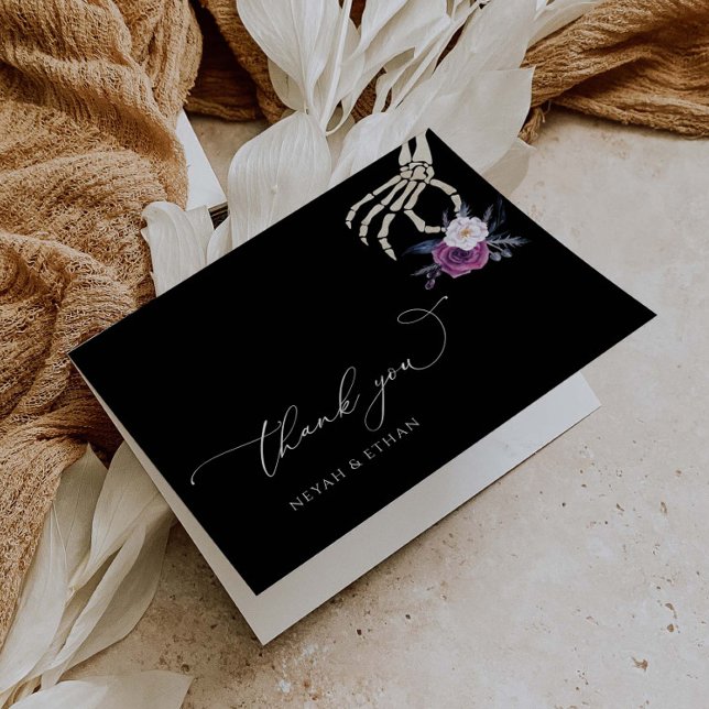 Gothic Tack Bröllop Halloween-kort N100 Kort (Skapare uppladdad)