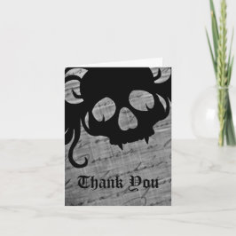 Gothic Tack skalle Kort