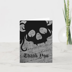 Gothic Tack skalle Kort