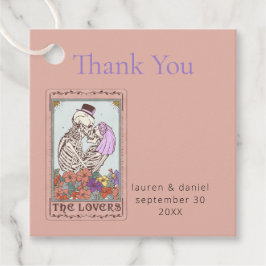 Gothic Tarot Card Bröllop Tack Gåvor Etiketter
