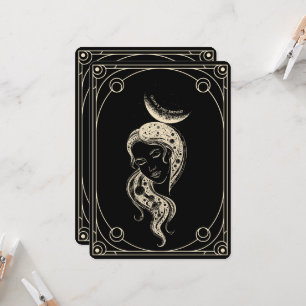 Gothic, Tarot-kort, alla åldersfödelserbjudanden Inbjudningar