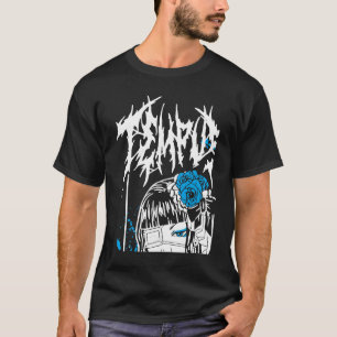 Gothic Tempus Fugit Metall Lolita Mörk Academia Sc T Shirt