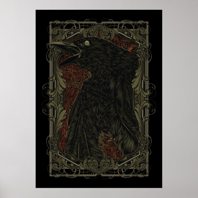 Gothic the Dead Kråka Poster (Framsidan)