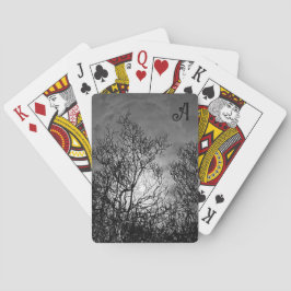 Gothic Tree Mystical Monogram Casinokort