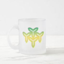 Gothic Tri-blade Frostad Glasmugg