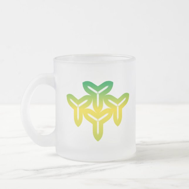 Gothic Tri-blade Frostad Glasmugg (Vänster)