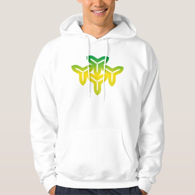 Gothic Tri-blade Hoodie (Framsida)