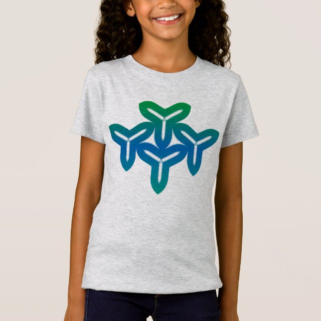 Gothic Tri-blade T Shirt (Framsida)