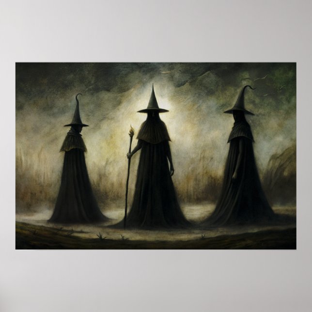 Gothic Trio Witches Poster (Framsidan)
