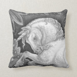 Gothic Unicorn Horse FANTASY DEKORATIV KUDDE