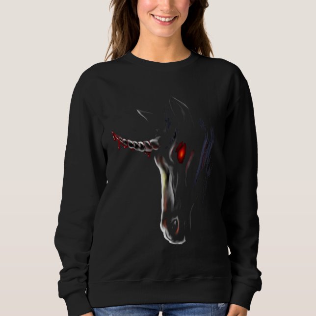 Gothic Unicorn T Shirt (Framsida)