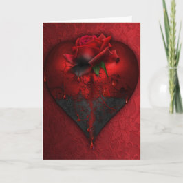 Gothic Valentine Card Helgkort