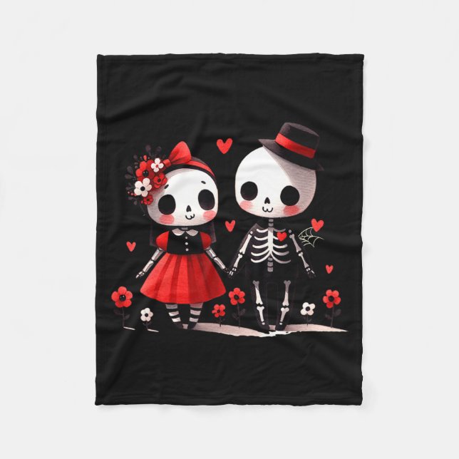 Gothic Valentine  Fleecefilt (Framsidan)