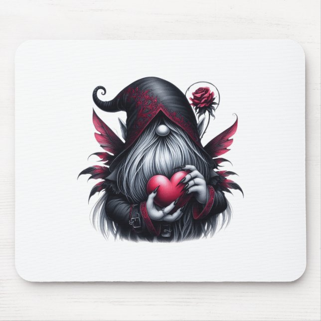 Gothic Valentine Gnome Musmatta (Framsidan)