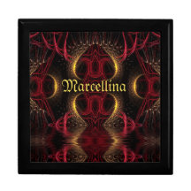 Gothic Valentine Guld Hearts Mörk Arts