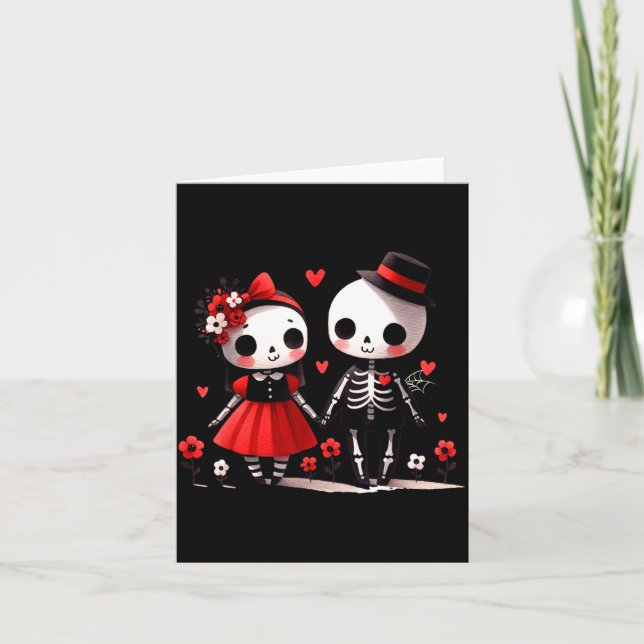 Gothic Valentine  Kort (Framsida)