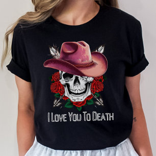 Gothic Valentine Shirt, Skeleton Valetines T Shirt