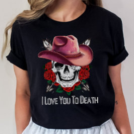 Gothic Valentine Shirt, Skeleton Valetines T Shirt