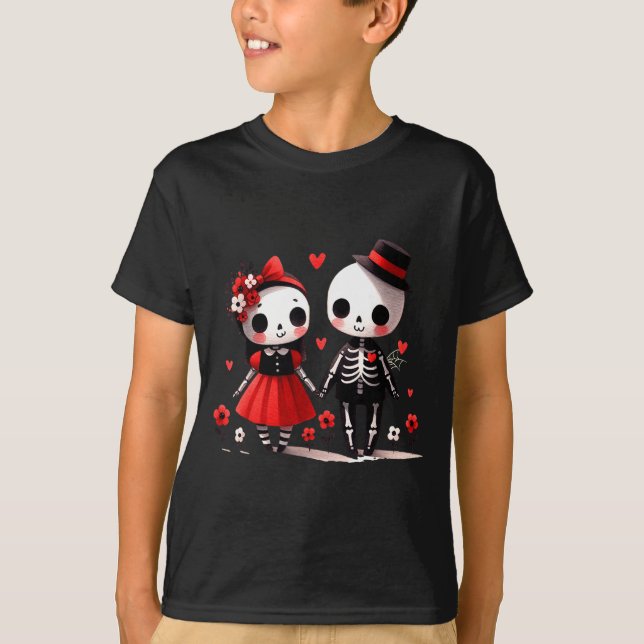 Gothic Valentine  T Shirt (Framsida)