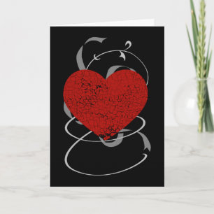 Gothic Valentines dagskort Helgkort